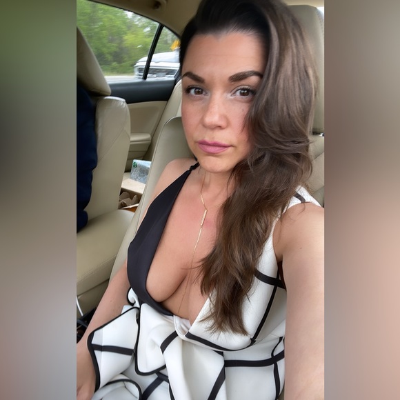 Mono grid Midi Dress 👗 - Picture 7 of 9